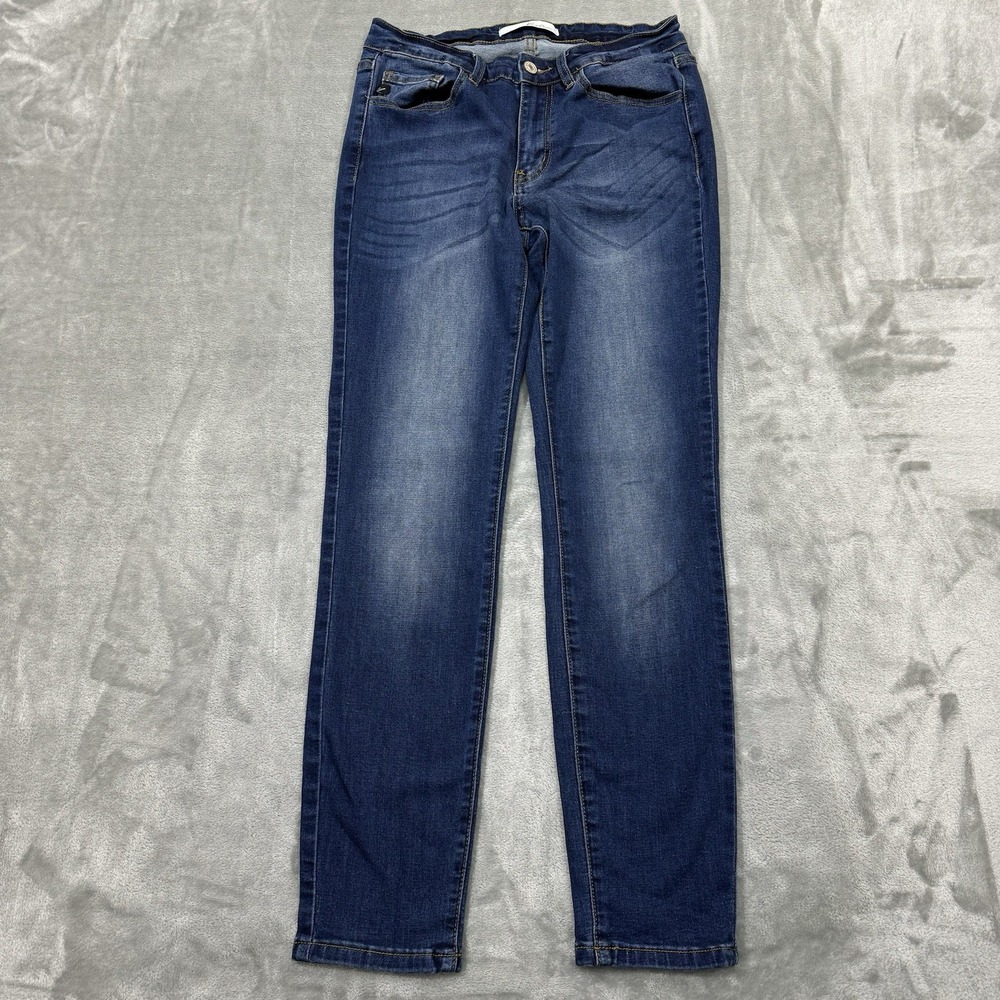 KanCan Women's Skinny Jeans in Dark Blue